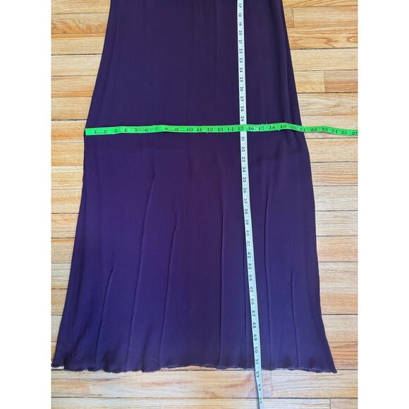 Vintage Nooshin Femme 90s Purple Long Sleeve Lace Dress | Size M - Picture 15 of 15